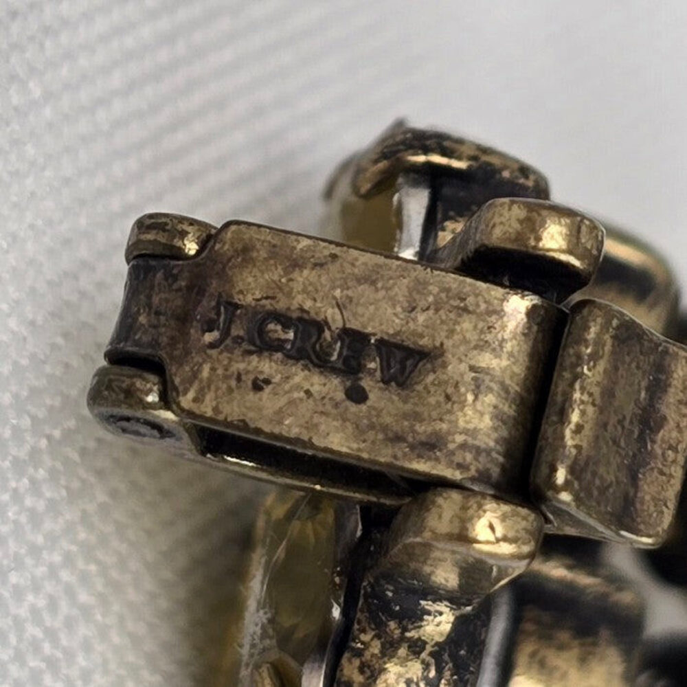 J Crew Yellow Rhinestone Bracelet - Picture 6 of 7